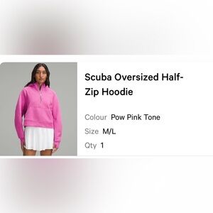 Lululemon Scuba Half-Zip